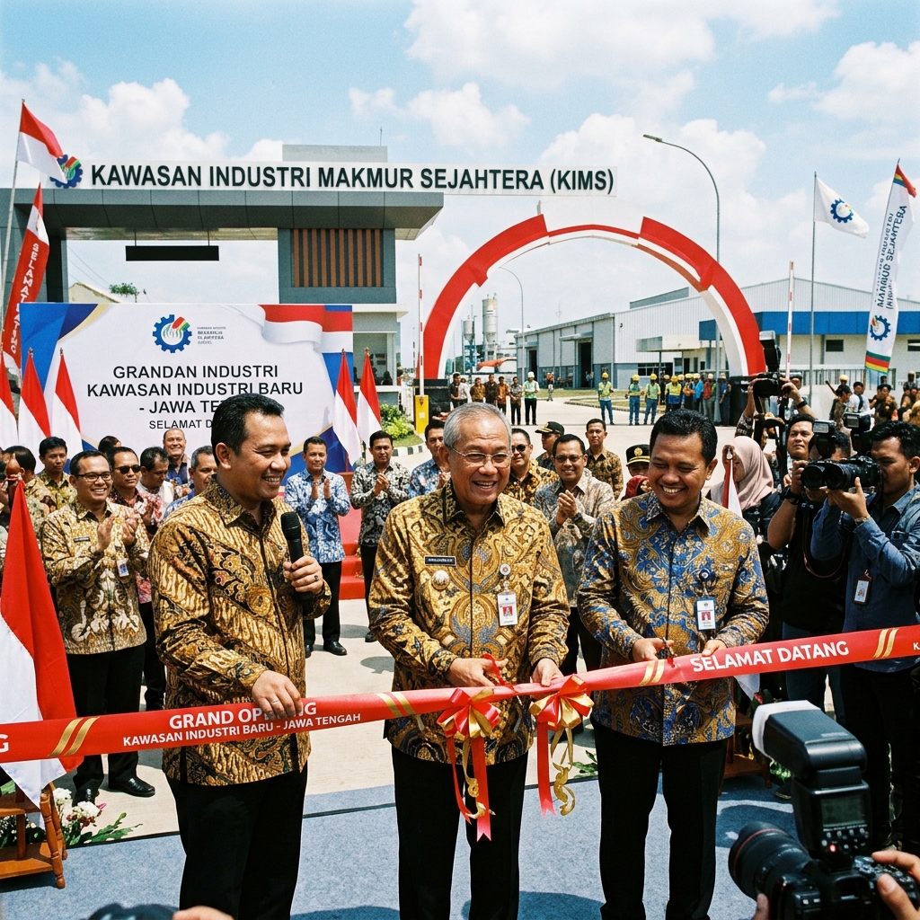 Bupati Kubu Raya Resmikan Kawasan Industri Baru